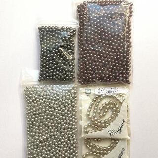 未使用★スワロフスキーパール#5810 4mm3色+フェイクバロックパールの画像