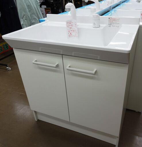 リクシル 洗面化粧台 (鏡なし）PVT-750FVT 未使用品 LIXIL