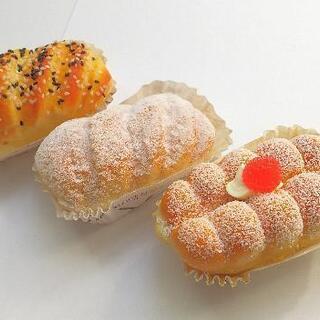 菓子パンそっくりマグネット3個の画像