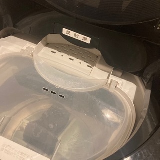 洗濯機　黒　ジャンク品　の画像