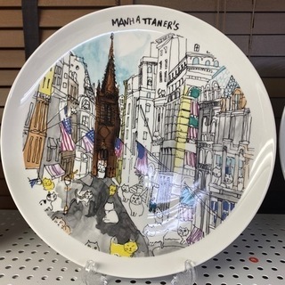 「MANHATTANER'S（マンハッタナーズ）」プレート　　美品