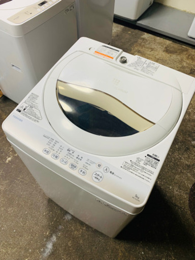 札幌市内配送無料 新生活応援セール 東芝 全自動洗濯機 5.0kg AW-5G2