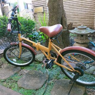 20インチ　ギア付き　自転車
