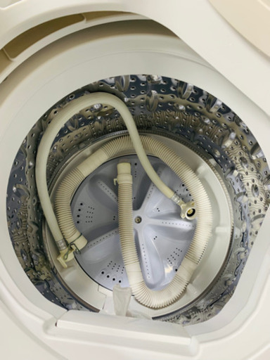 札幌市内配送無料 3ヶ月保証 シャープ 全自動洗濯機 4.5kg ES-GE45R-C 凹み有