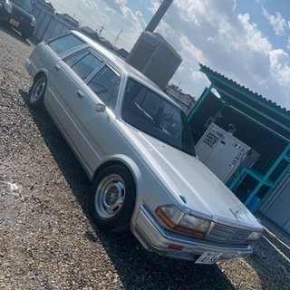 グロリアバン　旧車　ワゴン　車検令4年3月　5速MT 保安部品有りの画像