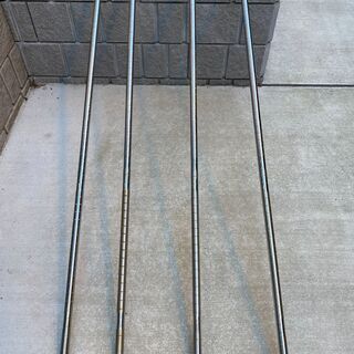 メタルラック（互換）　キャスター付ポール　径２５mm　長さ１５１...