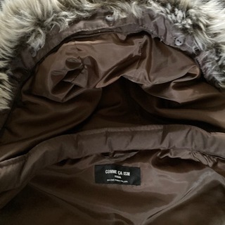 コムサイズム　110cm  ジャンパー　ダウン　茶色の画像