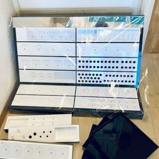 ★大幅値下げ★　ミラー付きアクリルコスメケース　大型什器　ディス...