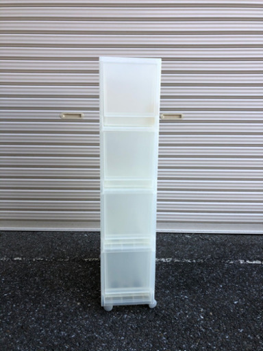 【格安】キャスター付きストッカー(4段)　無印良品