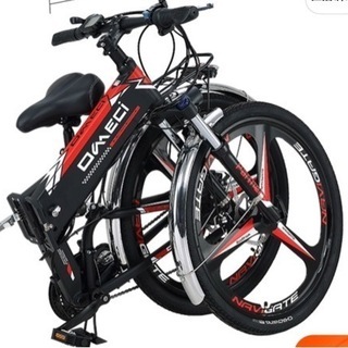 ❣️電動アシスト自転車 ❣️フル電動 ❣️モペット ❣️e-bike ❣️バッテリー2本付き ❣️26インチの画像
