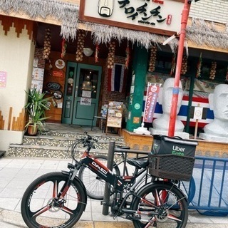 ❣️電動アシスト自転車 ❣️フル電動 ❣️モペット ❣️e-bike ❣️バッテリー2本付き ❣️26インチの画像