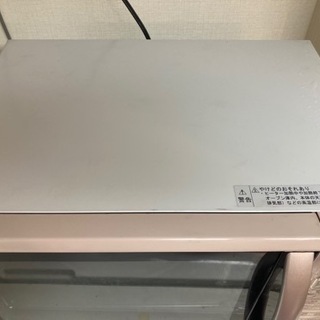 無料でお譲りします。SHARP 電子レンジ 2009年制 RE-S15A-C ピンクベージュ×白の画像