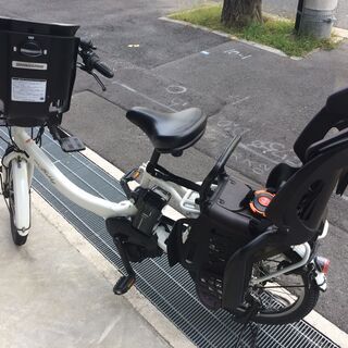 地域限定送料無料　パスバビー　子供乗せ　12,3AH　黒　神戸市　電動自転車 地域限定送料無料パスバビーアン子供乗せ12,3AH黒神戸市電動自転車