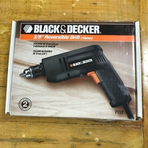 BLACK \u0026DECKERドリル　¥1000