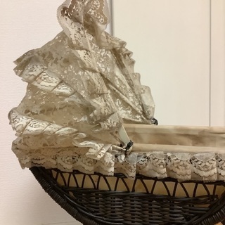 ヴィンテージ　乳母車　ディスプレイ、ドール用の画像