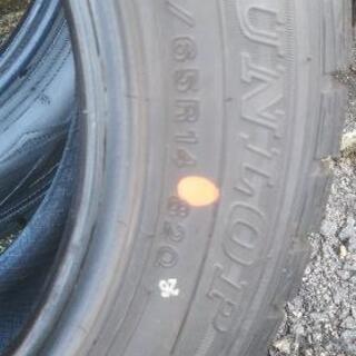 【バリ山】スタッドレス　175/65R14 2018年製　ダンロップ
