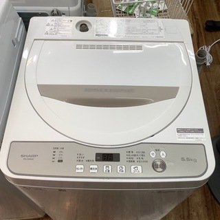 全自動洗濯機 SHARP(シャープ) 5.5kg 2019年製