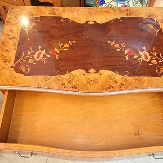 木製装飾チェスト 3段　猫脚　イタリア 木製装飾チェスト 3段 猫脚 イタリア ITALY 木製猫脚3段チェスト