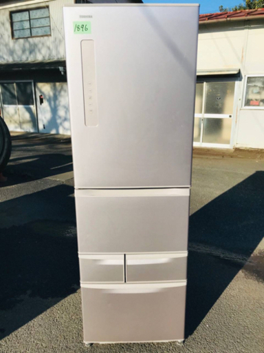 ✨2017年製✨‼️410L‼️1896番 TOSHIBA✨東芝ノンフロン冷凍冷蔵庫✨GR-K41G‼️