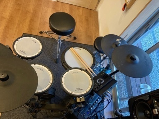 Roland（ローランド）TD-17KVX-S V-Drums  Kit / ハイハットスタンド、イス、ペダル、スティック、純正マット