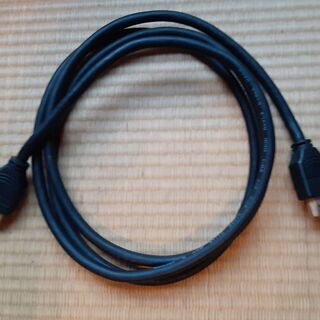 【値下】ＨＤＭＩケーブル　１５４ｃｍ　黒色の画像