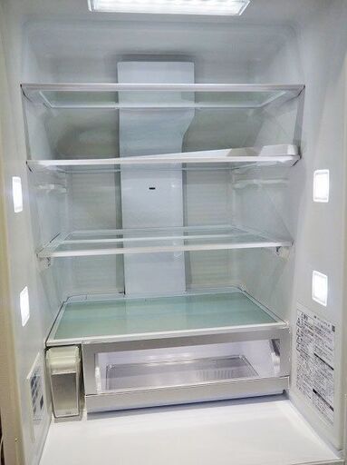 【苫小牧バナナ】美品 パナソニック NR-E454PX-W 冷凍冷蔵庫 450L 2019年製 右開き 5ドア ナノイー/自動製氷 北
