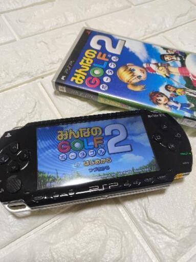 PSP 1000番 充電器+みんゴル2