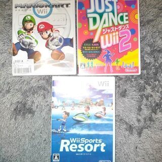 wii 本体　リモコン　ゲームソフト付