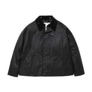 ほぼ未使用】黒40 バブアーTRANSPORT WAX JACKET