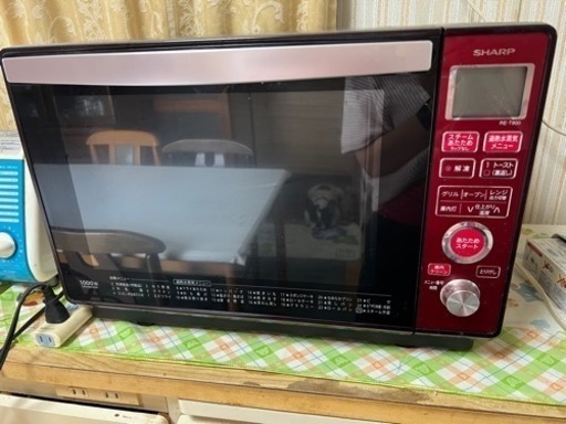 シャープ水蒸気調理の出来る電子レンジ 取引中