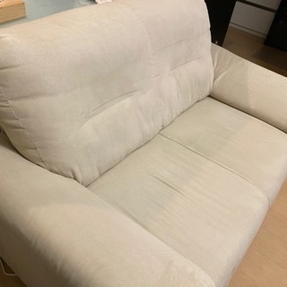 二人がけソファ、譲ります