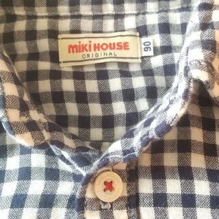MIKI HOUSE ブラウス 二点 90cmの画像
