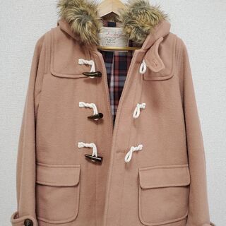 レディース　女の子　アウター　ダッフルコート　ピンク　Lサイズ　