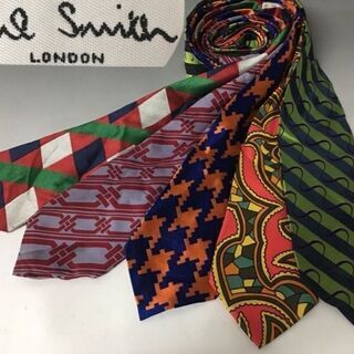 ⭕⭕⭕HY5/81 正規品 Paul Smith ネクタイ 5本...