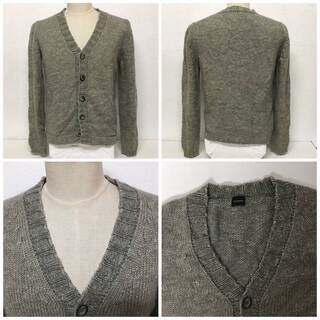 ⭕⭕⭕HY5/46 JIL SANDER ジルサンダー カシミヤ100％ ニット カーディガン メンズ 50 サイズ カットソー グリーン系⭕⭕⭕の画像