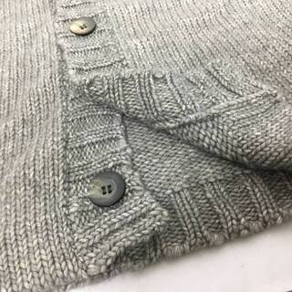 ⭕⭕⭕HY5/46 JIL SANDER ジルサンダー カシミヤ100％ ニット カーディガン メンズ 50 サイズ カットソー グリーン系⭕⭕⭕の画像