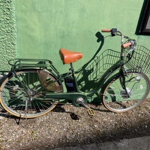お譲り先決まりました】電動自転車 アシスト 26インチ グリーン