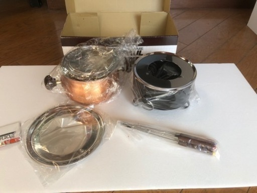 新品　未使用❗️セントポール　フォンジュー鍋セット