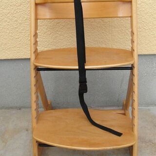 まだまだ使えます　プレミアムベビーチェア ナチュラル 