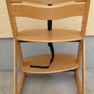 まだまだ使えます　プレミアムベビーチェア ナチュラル の画像