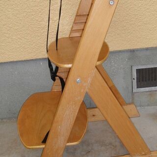 まだまだ使えます　プレミアムベビーチェア ナチュラル の画像