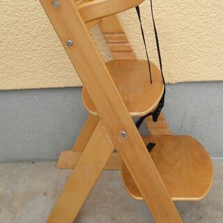 まだまだ使えます　プレミアムベビーチェア ナチュラル の画像