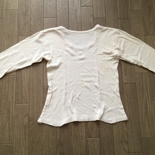 7分丈の丸首肌着　130㎝の画像