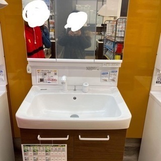 新品７５洗面台