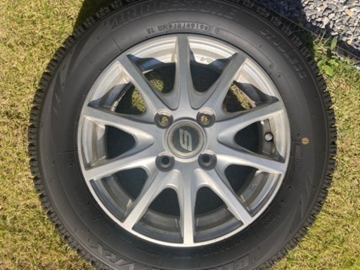 （商談中）155/65r13  未使用スタッドレス　中古ホイール４本セット