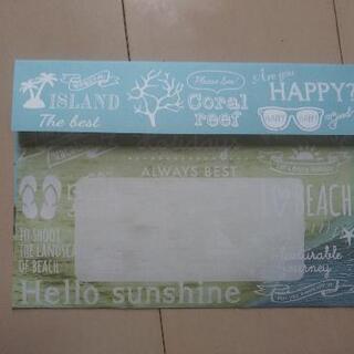 新品　封筒 2種類 23枚 おしゃれ お洒落 ビーチ 海 夏 英語 アメリカの画像