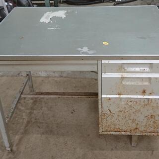 受付終了 ジャンク品 難有り スチールデスク 事務机