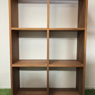 ★中古品 無印良品 MUJI ウォールナットスタッキングシェルフ...