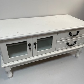 12/15 夕方まで限定価格‼️ 白 可愛いテレビ台