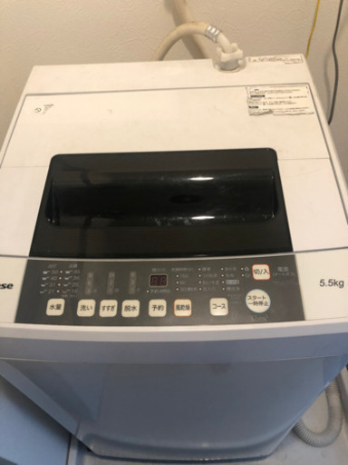 洗濯機Hisense HW-E5502 2018年製　※3000円に値下げしました！！